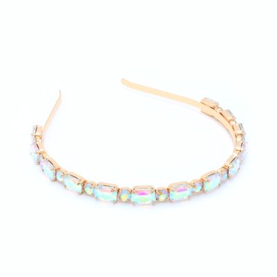 6mm wide diamante aliceband