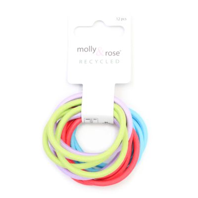 Recycled Elastics - Bright Mix - Card of 12 - 4mm thick