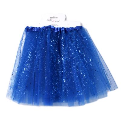 Blue* glitter net tutu. Triple layered. Child size