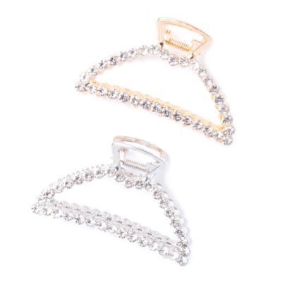 Arched metal crystal clamp 10cm