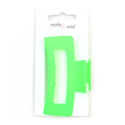 Rectangular matt finish neon clamp 8cm