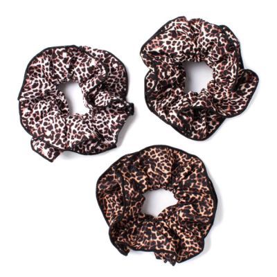 Extra Large - Double layered animal print scrunchie.Dia.15cm