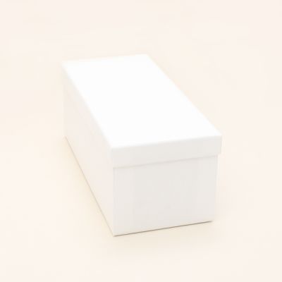 20x9x8cm. NO INSERT. White gift box.