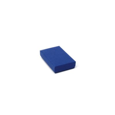 Cufflink / Earring box. 8x5x2cm. Blue kraft gift box.