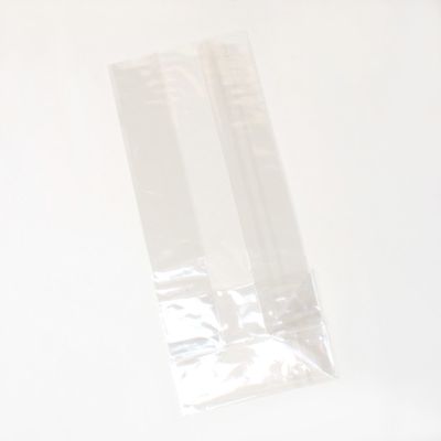 25.5x10.5x7.5cm. Food grade cellophane bag