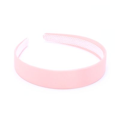 2.5cm wide Blush pink satin aliceband