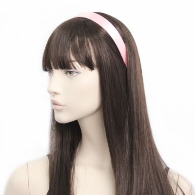 2.5cm wide Blush pink satin aliceband