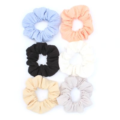 Regular - Pleated fabric scrunchie.Dia.11cm
