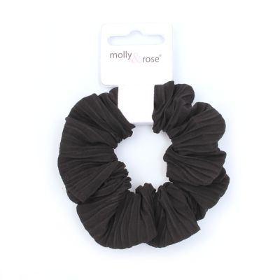 Regular - Pleated fabric scrunchie.Dia.11cm