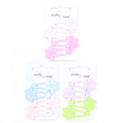 Card of 4 daisy flower sleepies 3.5cm