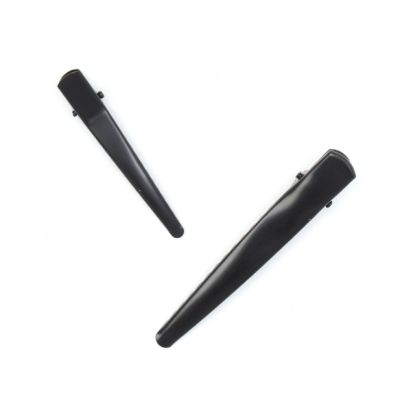 Card of 4 black beak clips - 2 small + 2 large