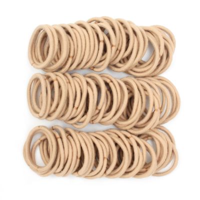 Cotton mix elastic - Blonde- Pack of 100 - 4mm thick