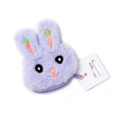 Bunny face purse with zip 9x11cm