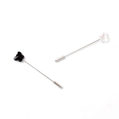 Card of 4 Hijab pins with butterfly 4.5cm