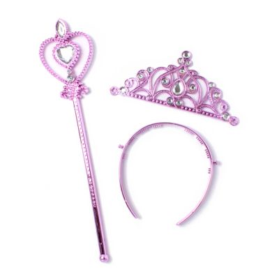 Pink Princess Wand and Tiara Set