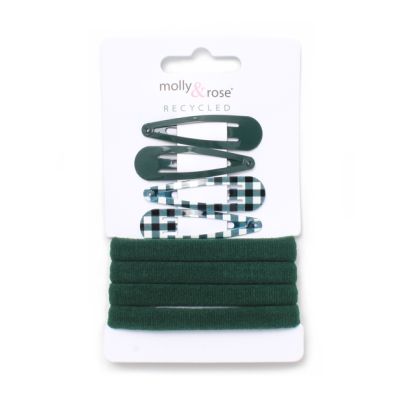 Bottle Green sleepies and jersey elastics set