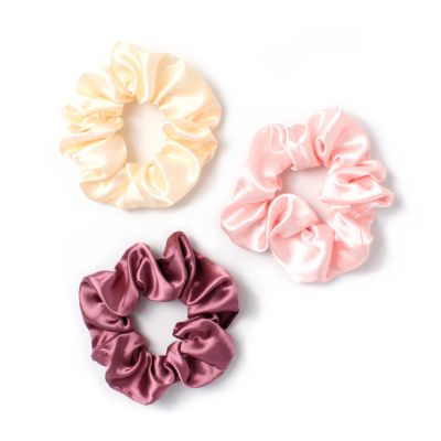 Small - Card of 3 tonal scrunchies. Dia.7cm