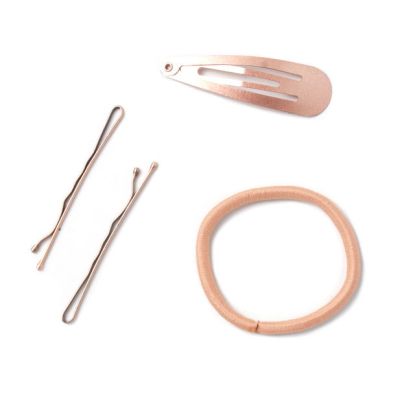 Rose gold sleepies, grips and elastics set