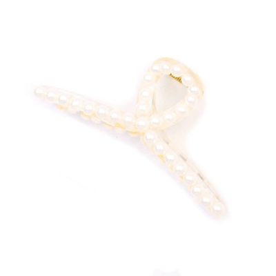 Pearl bead looped top clamp 11cm