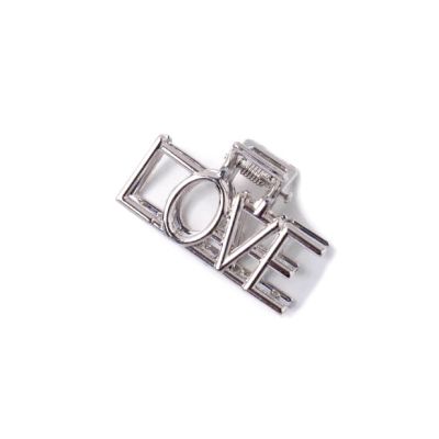 LOVE metal hair clamp 4.5cm