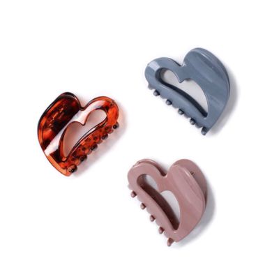 Cut out heart shaped clamp 6.5cm