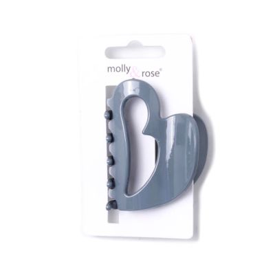 Cut out heart shaped clamp 6.5cm