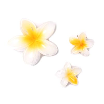 Hibiscus flower clamp set