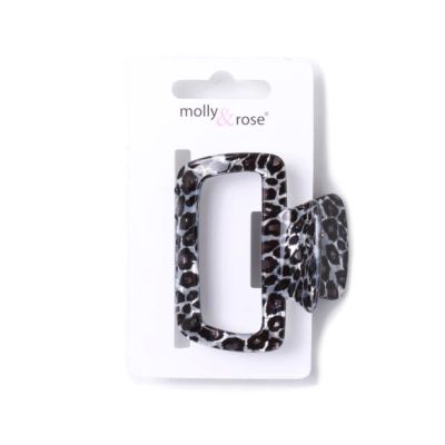 Coloured animal print open clamp 6.5cm