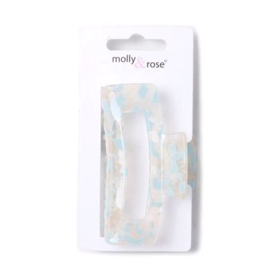 Assorted print rectangle clamp 8cm