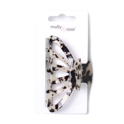 Assorted print cut out caged clamp 9cm