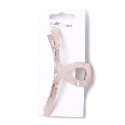 Looped top translucent clamp 11cm