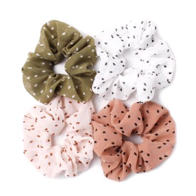 Regular - Polka dot print scrunchie. Dia.10cm
