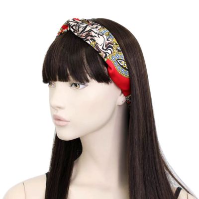 Paisley and animal print front link bandeau