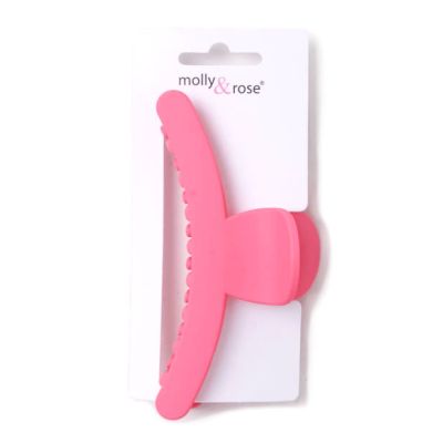 Pink narrow curved clamp 11cm