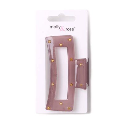 Stud detail rectangle clamp 8.5cm