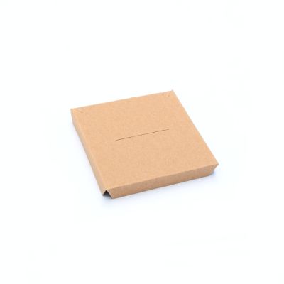 100 Kraft card inserts for 9x9cm gift boxes