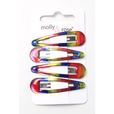 FAULTY. Card of 4 rainbow epoxy sleepies 5cm