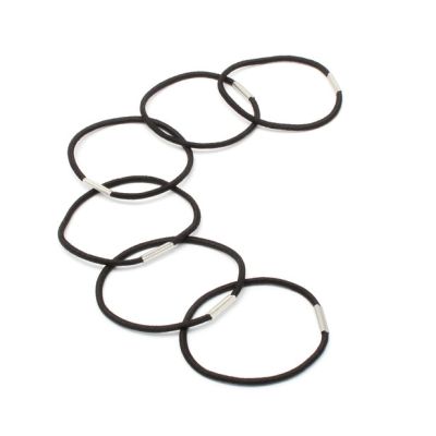 Recycled Elastic - Black - Card of 12 - 2mm thick Recycled Elastic - Black - Card of 12 - 2mm thick