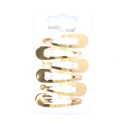 Card of 6 Gilt sleepies. 5cm