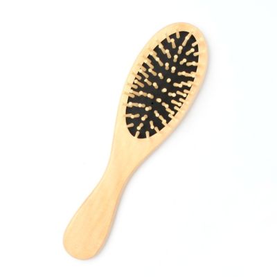 Wooden brush with wooden pins 22cm