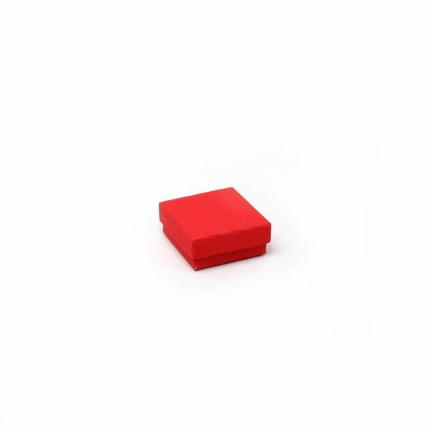 Ring box. 5x5x2cm. Red gift box. main product photo