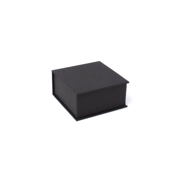 9x9x4.5cm Black Kraft gift box. Magnetic closure main product photo