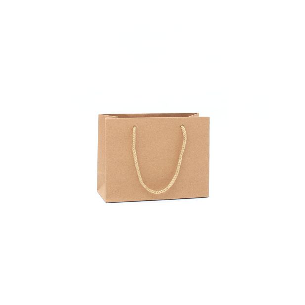 11x14.5x6cm. Brown kraft paper gift bag main product photo
