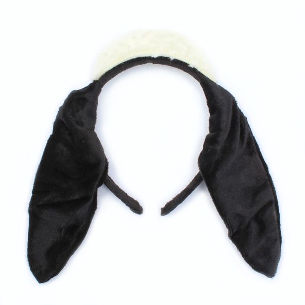 Black sheep ears aliceband with wool style top main product photo