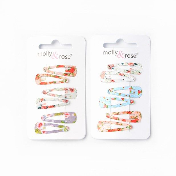 Card of 6 floral sleepies. 3cm main product photo