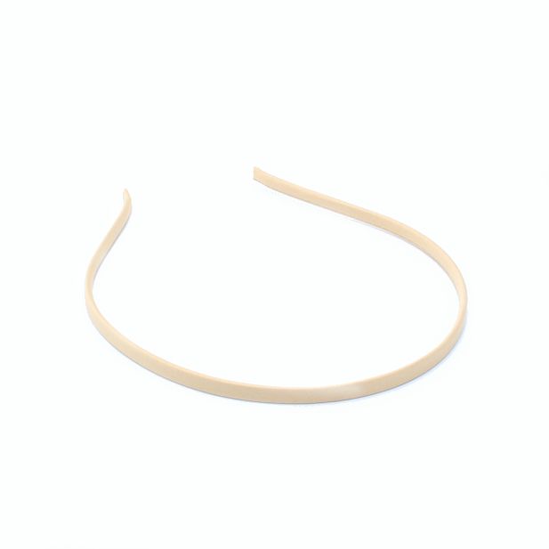 5mm wide Blonde satin fabric aliceband main product photo