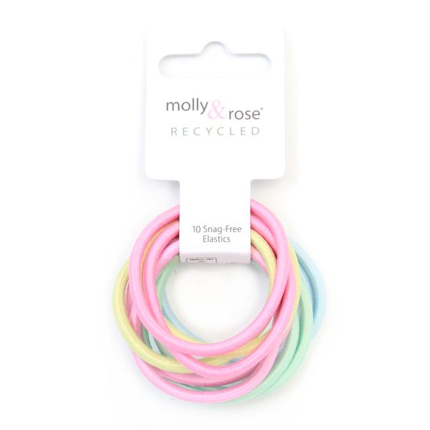 Recycled Elastics - Pastels - Card of 10 - 4mm thick main product photo