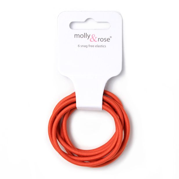 Elastics - Copper - Card of 6 - 4mm thick main product photo