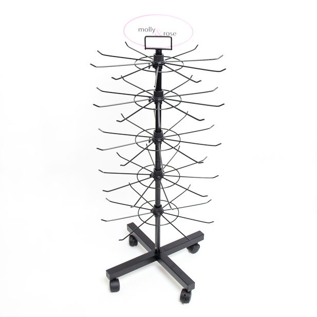 Revolving counter stand with adjustable spinners main product photo