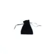 9x7cm. Black velvet pouch